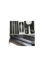 Set protecții praguri interior carbon – Tesla Model Y (8 piese)