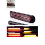 Stop LED 3 în 1, semnalizare, frână și poziție DRL, 12-24V, set 2 bucăți, capac transparent