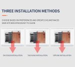 Chiuvetă Bucătărie din Oțel Inoxidabil SUS304, 60X 45 CM cu Dozator Săpun, Tocător Lemn și Coș Scurgere - imagine 6