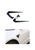 Capace decorative cameră laterală Tesla Model 3 – set 2 bucăți, negru lucios