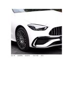 Set 2 Ornamente Negre Bara Față Mercedes-Benz C-Class 2022 - imagine 4