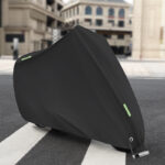 Husă de protecție pentru motocicletă, culoare neagră – impermeabilă și rezistentă UV - imagine 9