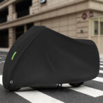 Husă de protecție pentru motocicletă – neagră, impermeabilă, mărime mare 245×125×105 cm - imagine 2