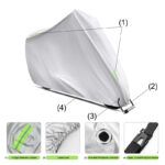 Husă de protecție pentru motocicletă – rezistentă la apă, praf și raze UV - imagine 15