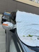 Husă Parbriz Auto Anti-Îngheț și Anti-Soare, Dimensiune Mare 158 × 116 cm, cu Protecție Oglinzi - imagine 4