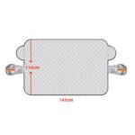 Husă Parbriz Auto Anti-Îngheț și Anti-Soare, Dimensiune Mare 145 × 110 cm, cu Protecție Oglinzi - imagine 8