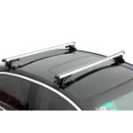 Set bare transversale argintii, 120 cm - imagine 3