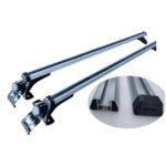 Set bare transversale argintii, 120 cm - imagine 2