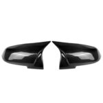 Capace oglinzi auto aspect fibră de carbon, compatibile BMW Seria 1, 2, 3, 4, X1, M2, i3 - imagine 5