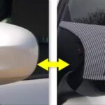 Capace oglinzi auto din fibră de carbon, compatibile BMW Seria 1 și Seria 3, finisaj lucios