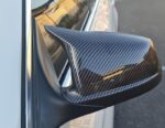 Capace oglinzi auto din fibră de carbon compatibile BMW Seria 5 F10/F11/F18 (2011–2013), finisaj lucios