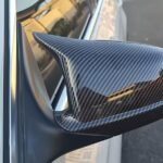 Capace oglinzi auto din fibră de carbon compatibile BMW Seria 5 F10/F11/F18 (2011–2013), finisaj lucios