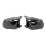 Capace oglinzi auto negre lucioase compatibile BMW Seria 5 F10/F11/F18, finisaj premium