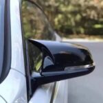 Capace oglinzi auto negre lucioase, compatibile BMW X1, X2, Seria 1, Z4, Supra - imagine 2