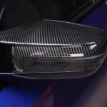 Capace oglinzi auto negre lucioase, tip carbon, compatibile BMW Seria 3 G20, Seria 5 G30/G31, Seria 6 G32 GT, Seria 7 G11/G12