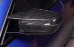 Capace oglinzi auto negre lucioase, tip carbon, compatibile BMW Seria 3 G20, Seria 5 G30/G31, Seria 6 G32 GT, Seria 7 G11/G12