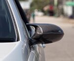 Capace oglinzi auto tip carbon compatibile BMW Seria 1 E81/E82/E87/E88 și Seria 3 E90/E91/E92/E93