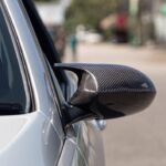 Capace oglinzi auto tip carbon compatibile BMW Seria 1 E81/E82/E87/E88 și Seria 3 E90/E91/E92/E93
