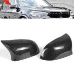 Capace oglinzi laterale tip carbon pentru BMW X3 G01 / X4 G02 / X5 G05 / X6 G06 (2018+) - imagine 2