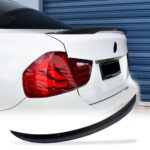 Eleron portbagaj BMW Seria 3 E90 (2005–2011), aspect carbon, montaj cu bandă adezivă – model E90 - imagine 2