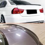 Eleron portbagaj BMW Seria 3 E90 (2005–2011), aspect carbon, montaj cu bandă adezivă – model E90 - imagine 3