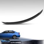 Eleron portbagaj BMW Seria 3 E90 (2005–2011), aspect carbon, montaj cu bandă adezivă – model E90 - imagine 5