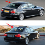 Eleron portbagaj BMW Seria 3 E90 (2005–2012), negru lucios, design sport – model E90-40N - imagine 3