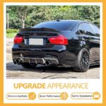 Eleron portbagaj BMW Seria 3 E90 / E90 M3 (2005–2012), fibră de carbon reală, design aerodinamic – model E90-39CA