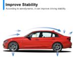 Eleron portbagaj BMW Seria 3 F30 (2012–2018), negru lucios, material ABS premium, montaj cu bandă adezivă - imagine 7