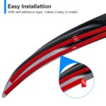 Eleron portbagaj BMW Seria 3 F30 (2012–2018), negru lucios, material ABS premium, montaj cu bandă adezivă - imagine 9