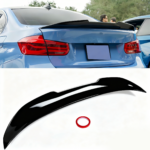 Eleron portbagaj BMW Seria 3 F30 (2012–2018) – Design Sport, Finisaj Negru Lucios